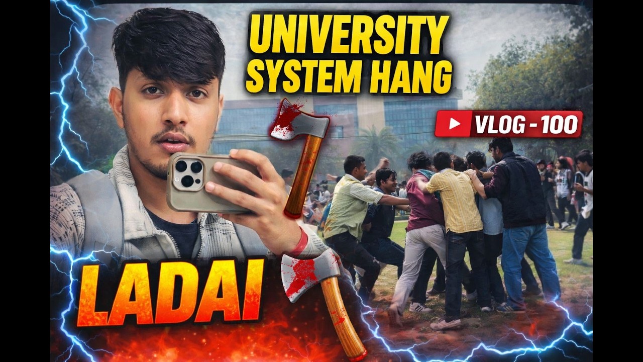 University System Hang 😳 | Ladai Ho Gayi 😱 | Vlog-100 🎉