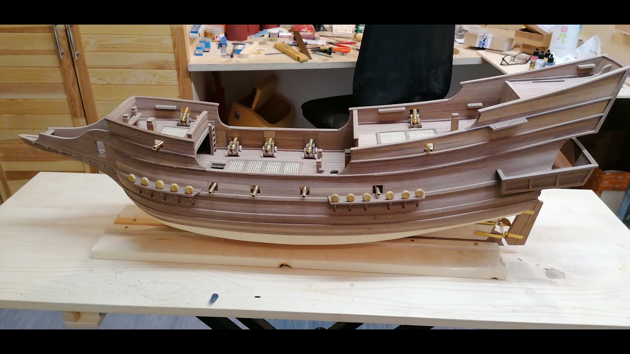 Baubericht Teil 1 : Golden Hind - Historisches Segelschiff in 1X35 RC