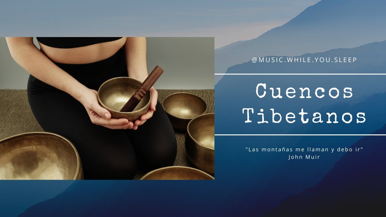 💙 CUENCOS TIBETANOS 💙 para dormir pantalla negra #5 minutos de meditación