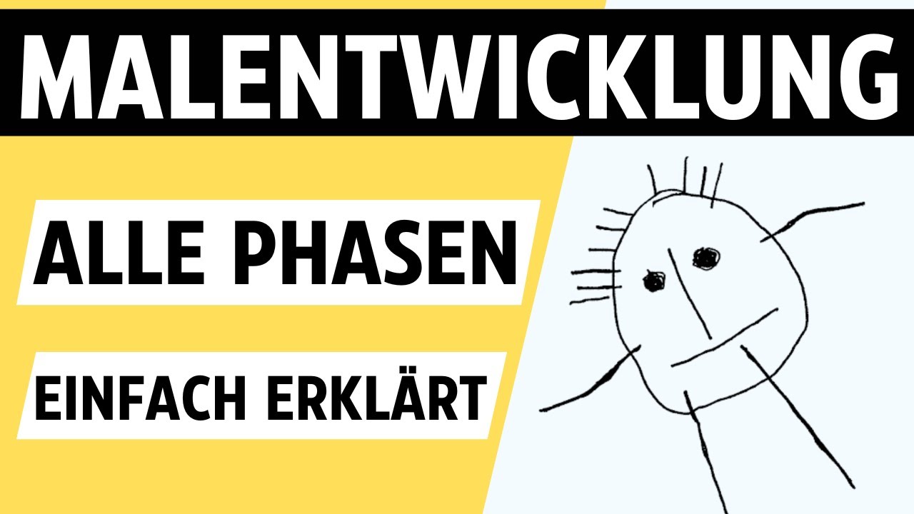 MALENTWICKLUNG bei Kindern - die 6 PHASEN DES MALENS (mit Beispielbildern) | ERZIEHERKANAL