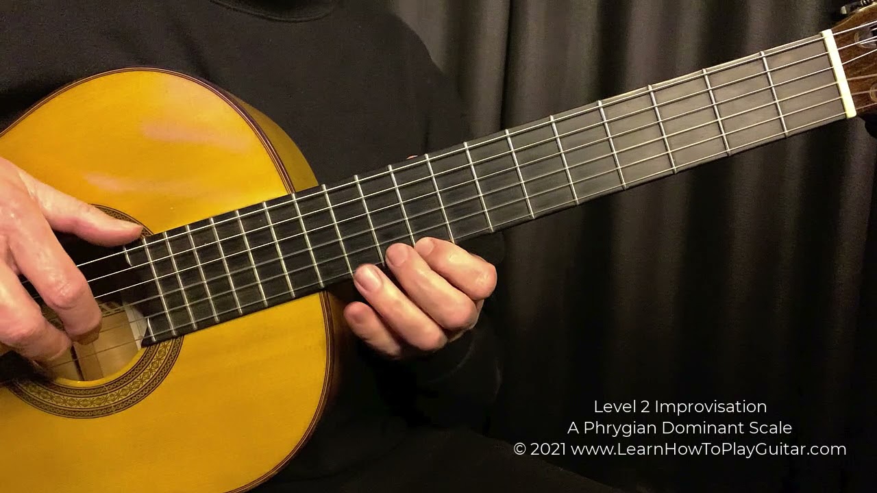 Flamenco Improvisation in the Key of A. Video by Stefan Schyga. Level 2