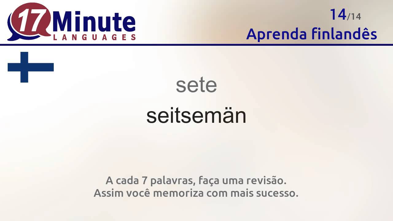 Aprender finlandês (vídeo-aula grátis!)