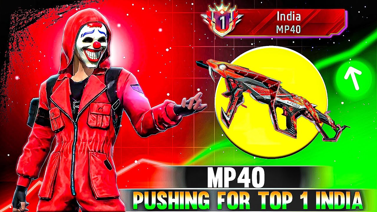 Pushing Top 1 In Smg MP40 | Free Fire Solo Rank Pushing With Tips And Tricks | Ep-10