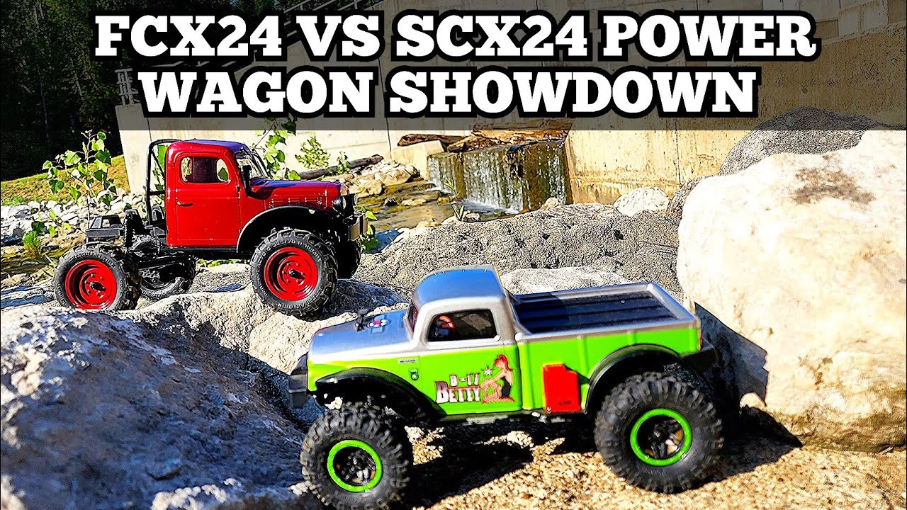 Fms Fcx24 VS Axial Scx24 Power Wagon Showdown