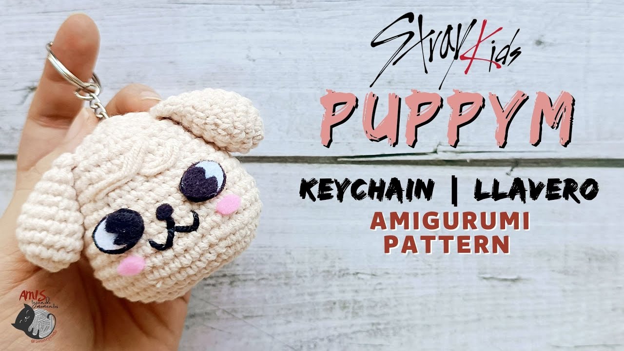 PuppyM Amigurumi Patrón | SKZOO Llavero | Amis Tejiendo Momentos ENG/SPA Subs