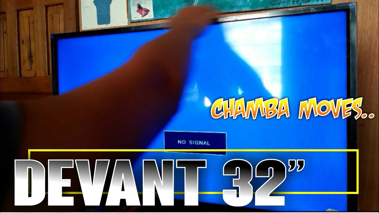 Turn down Devant logo then shut off