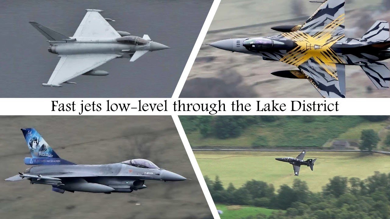 FAST JETS LOW-LEVEL IN THE LAKE DISTRICT!