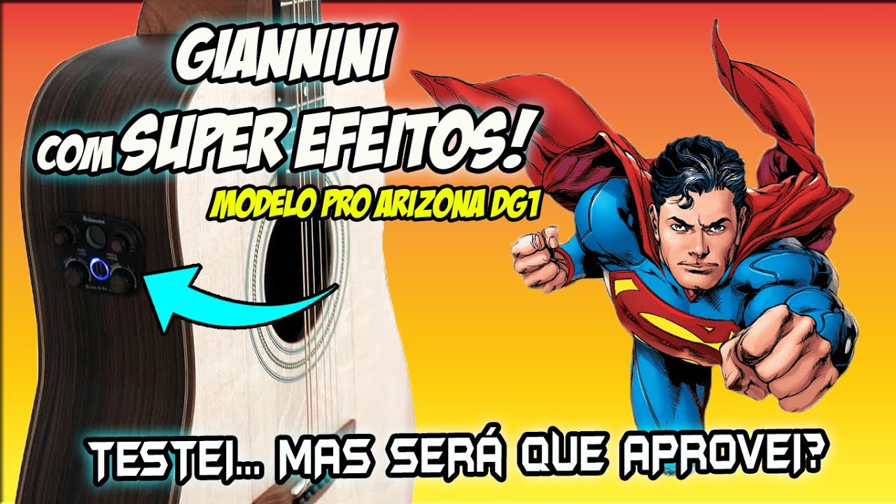 Giannini com 3 SUPER EFEITOS embutidos - Modelo Performance Pro Arizona DG1 LRPT EQ NS