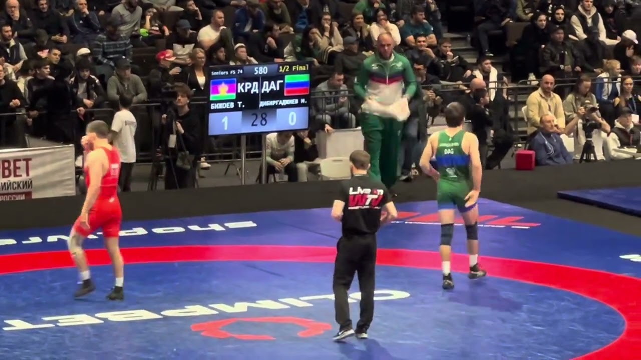 74кг. Полуфинал: Ганишов (Дагестан) - Закуев (Крым)