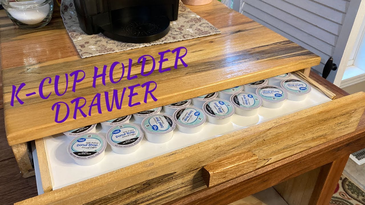KEURIG K CUP COFFEE POD HOLDER ORGANIZER MADE WITH A SHAPEOKO XXL AND CARVECO DESIGN SOFTWARE