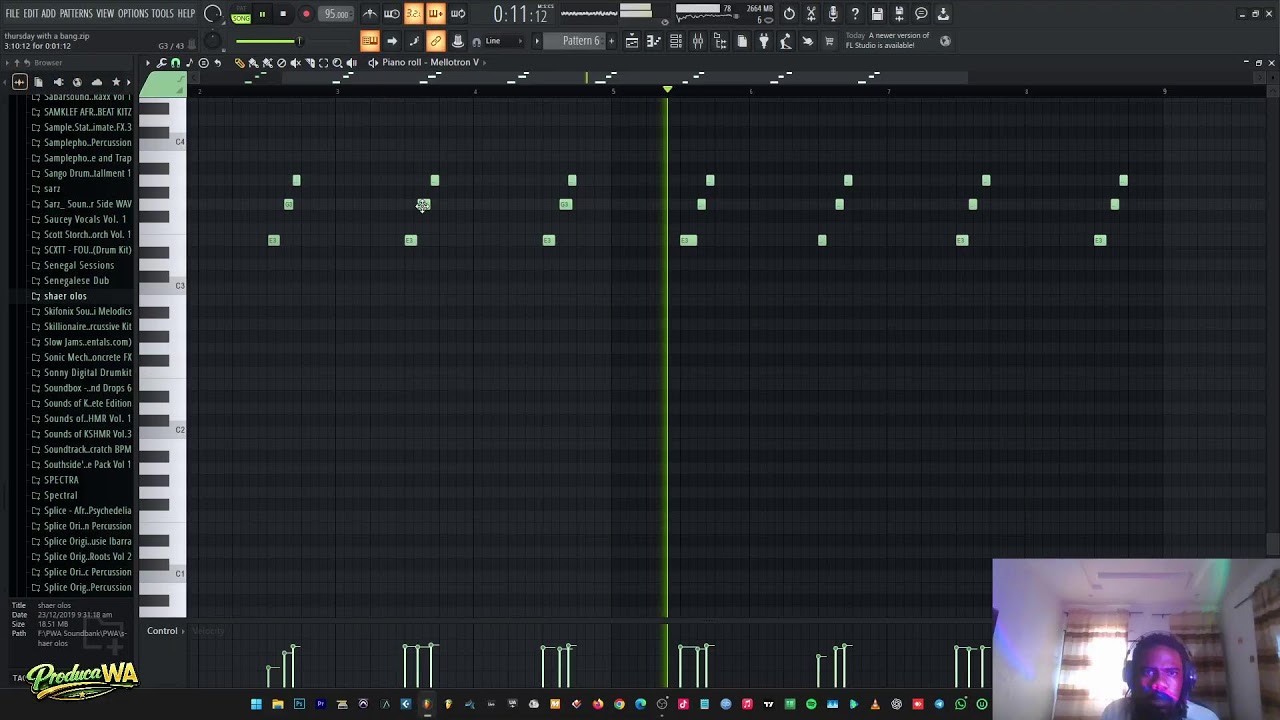 Thursday with a bang in the Studio with Produca Wa