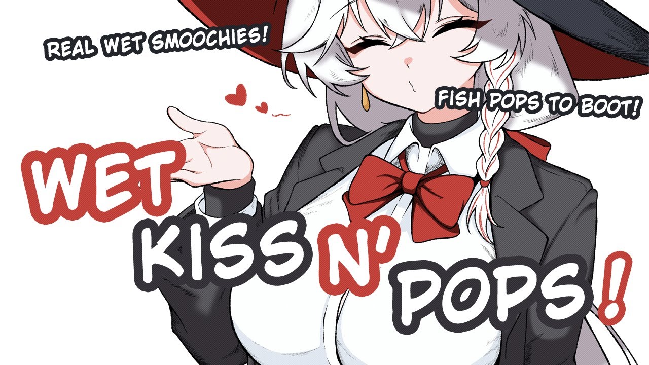 (Binaural Audio) REAL WET Kisses (...and fishpops!) [Wet][Stimulating]