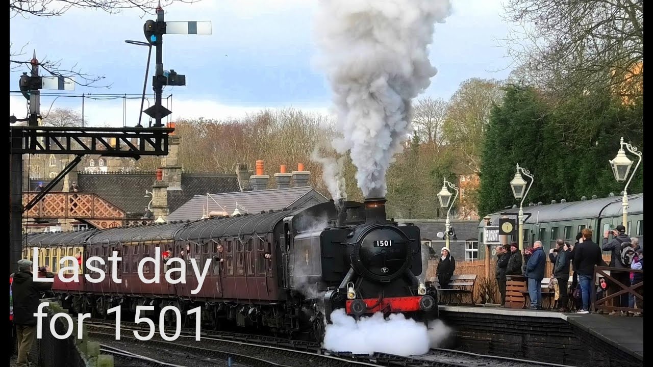 LAST day for SOLE survivor, GWR pannier,1501 SVR, 2nd January 2023