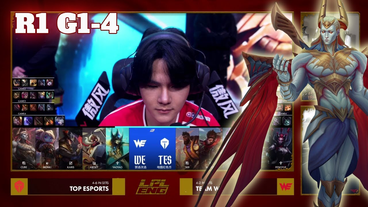 WE vs TES - Game 4 | Play-In Round 1 S16 LPL Winter Playoffs 2026 | Team WE vs Top Esports G4 full