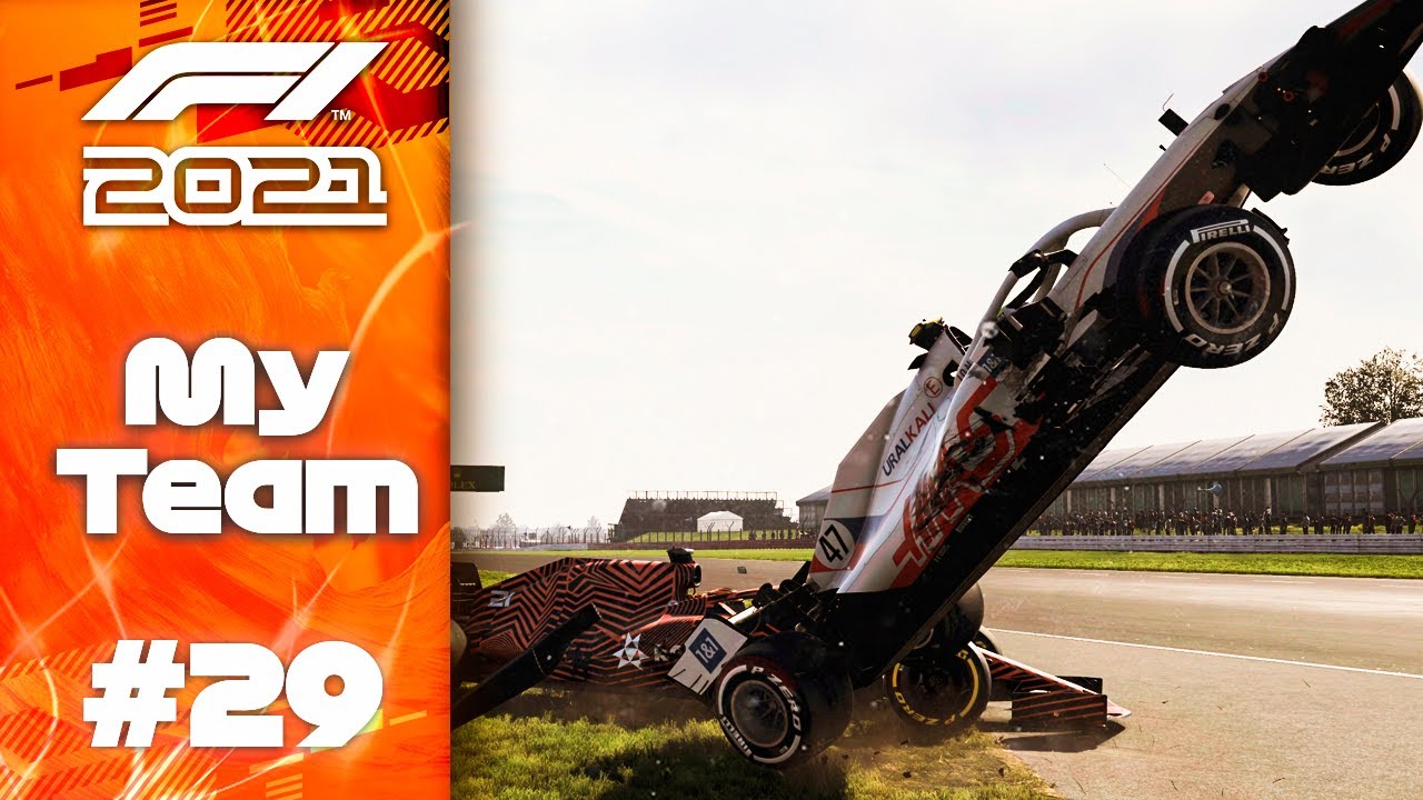 F1 2021 My Team: CHASSIS DAMAGE CAUSES MEGA CRASH! Season 2 Round 8 British GP! (107AI)