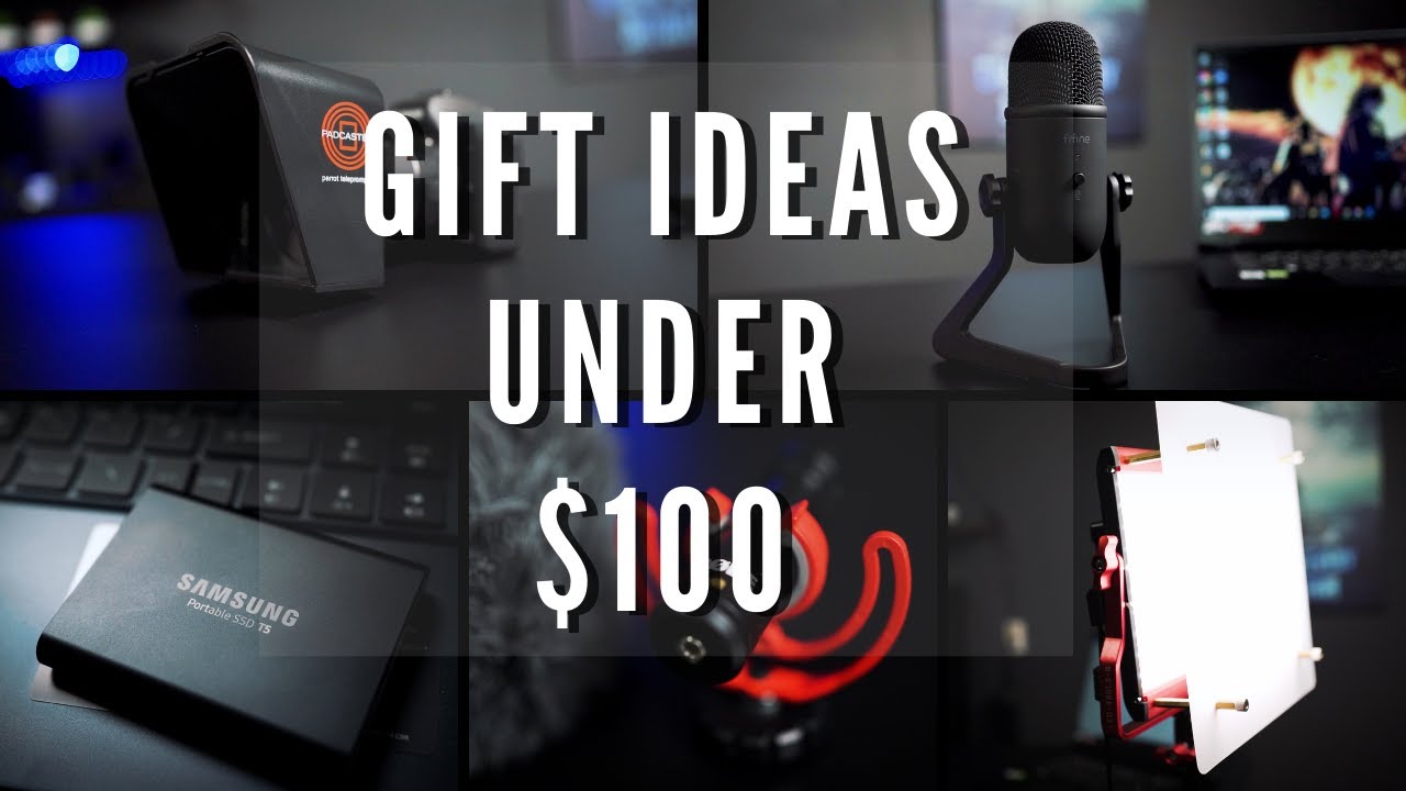 Gift Ideas Under $100 For Youtubers and Content Creators 2020 #giftideas #blackfriday2020