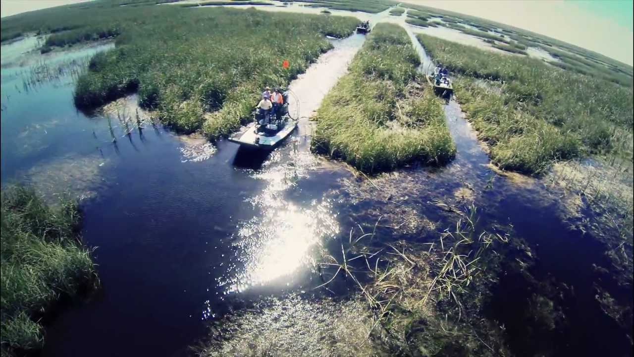 FPV Airboat Flight over the Everglades - DJI Phantom - GoPro Hero3