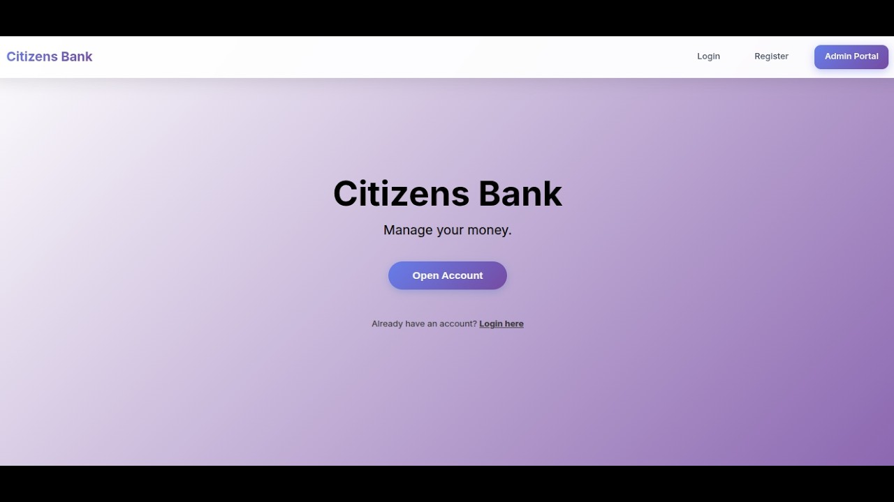AWS Capstone Banking Project - Complete System Demo | Citizen & Admin Panel Tutorial