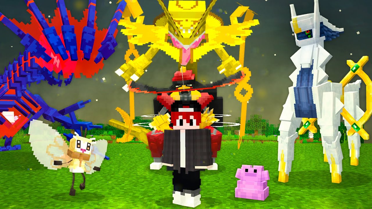 Criei o EXÉRCITO POKÉMON INVENCÍVEL no Minecraft Cobblemon Z-A