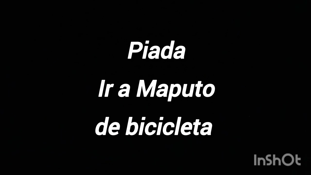 Narciso piada ir a Maputo de bicicleta 