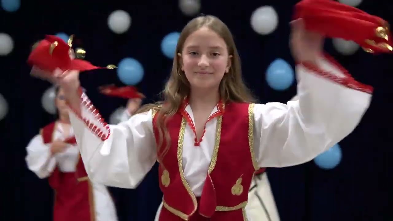 🇦🇱 3A Celebrates Albanian Culture | Traditional Dance & Costumes on Stage! 💃🕺