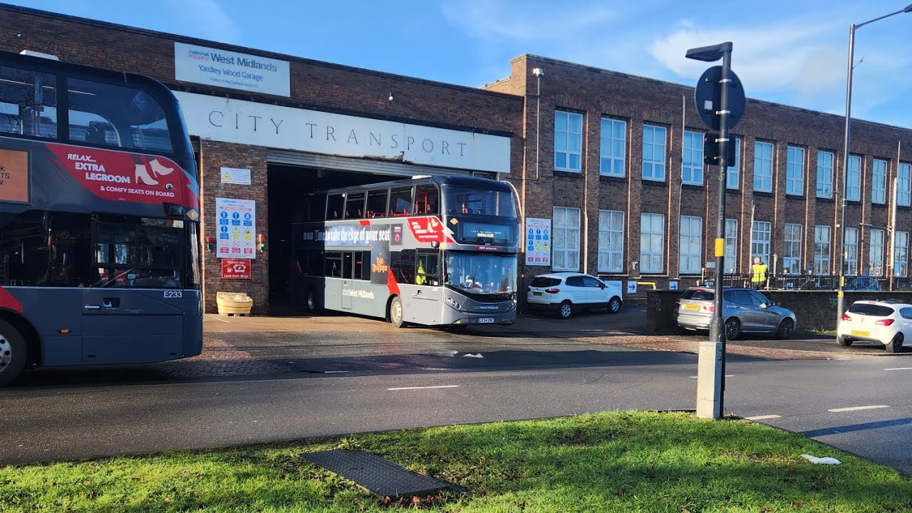 Buses at Yardley Wood Bus Garage 