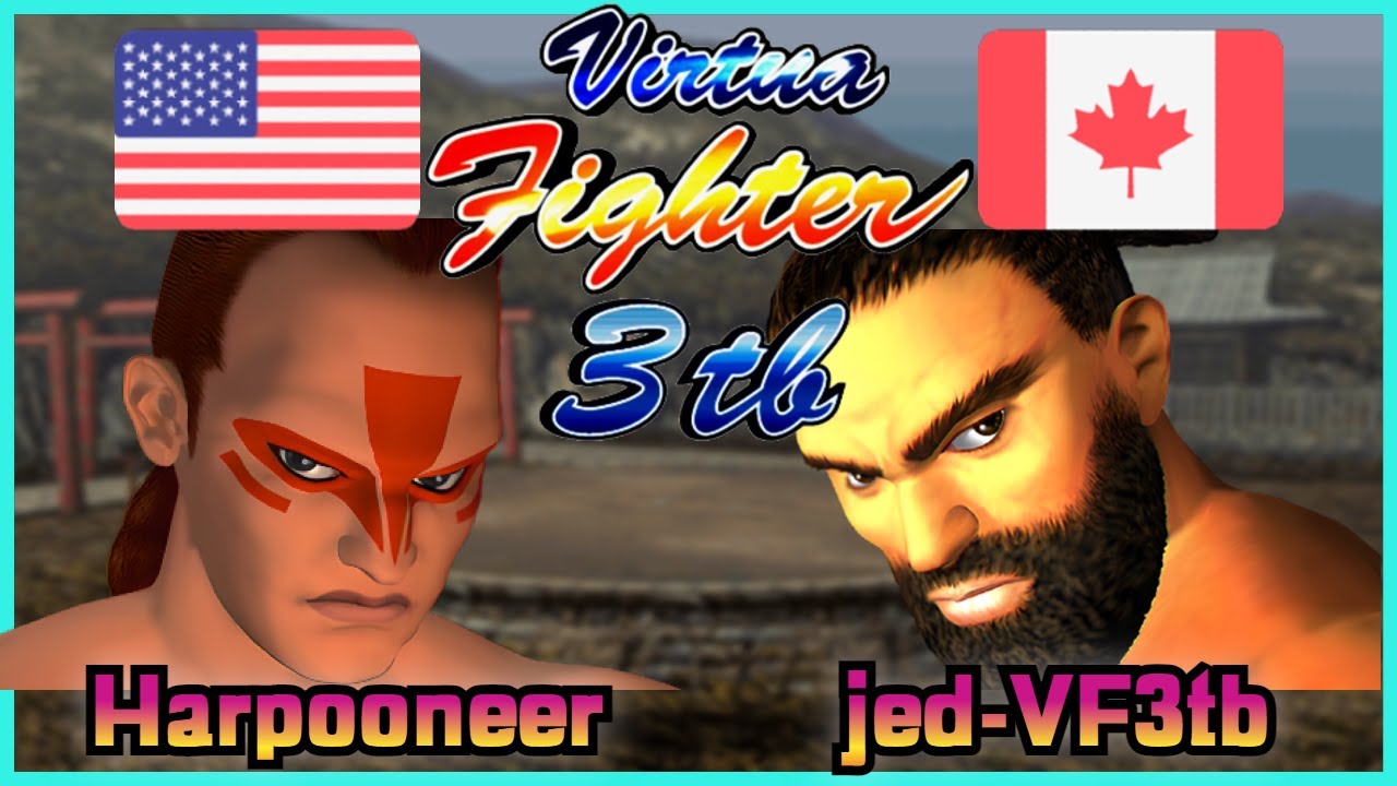 Virtua Fighter 3tb || Harpooneer 🇺🇸 VS 🇨🇦 jed-VF3tb || FLYCAST FIGHTCADE 2