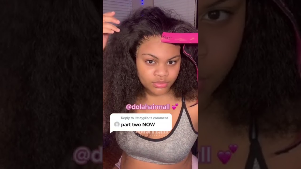 13x4 transparent lace wig install Thin lace meltdown Beginner friendly Step by Step | Dola Hair