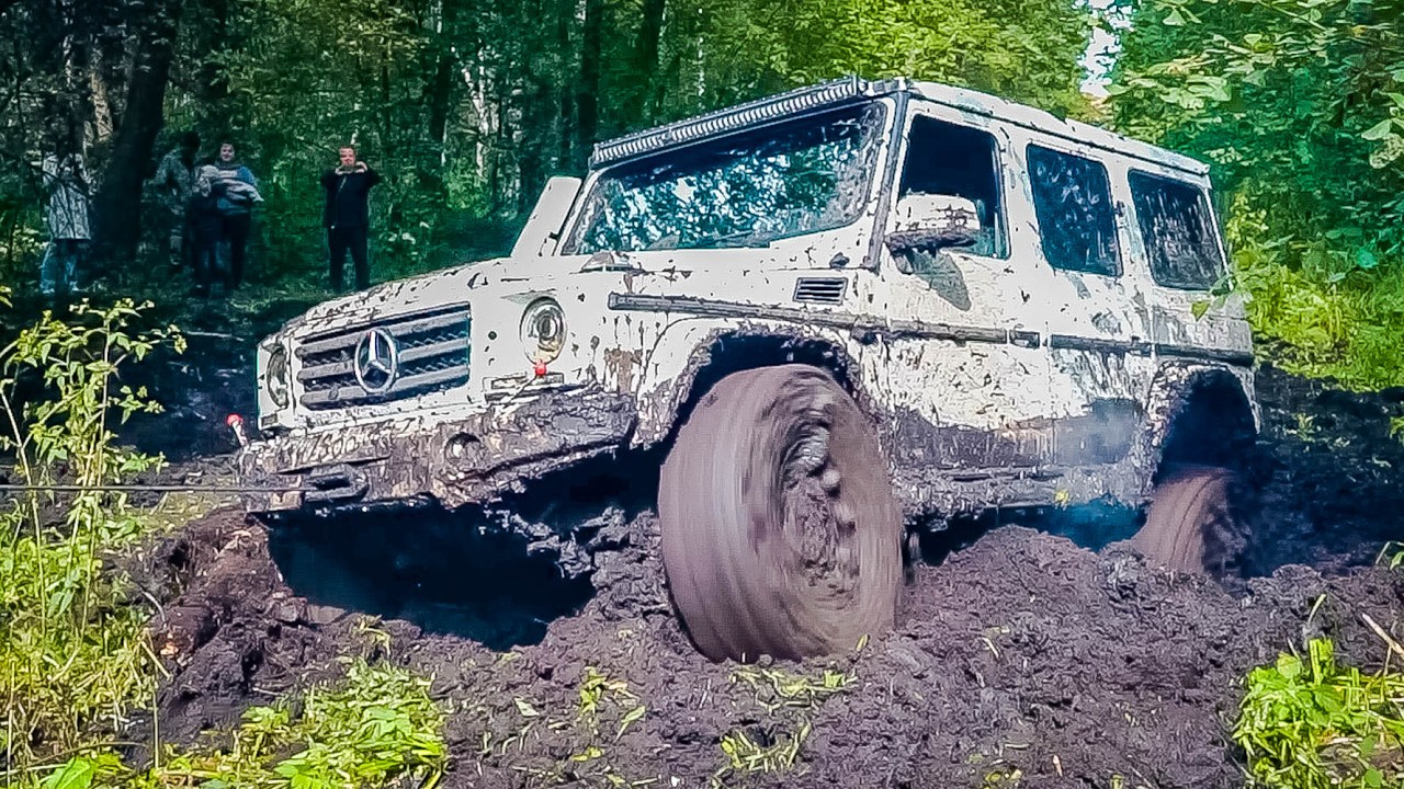 ЧТО ДЕЛАТЬ?  MERCEDES ML и НИВА  на БЕЗДОРОЖЬЕ
