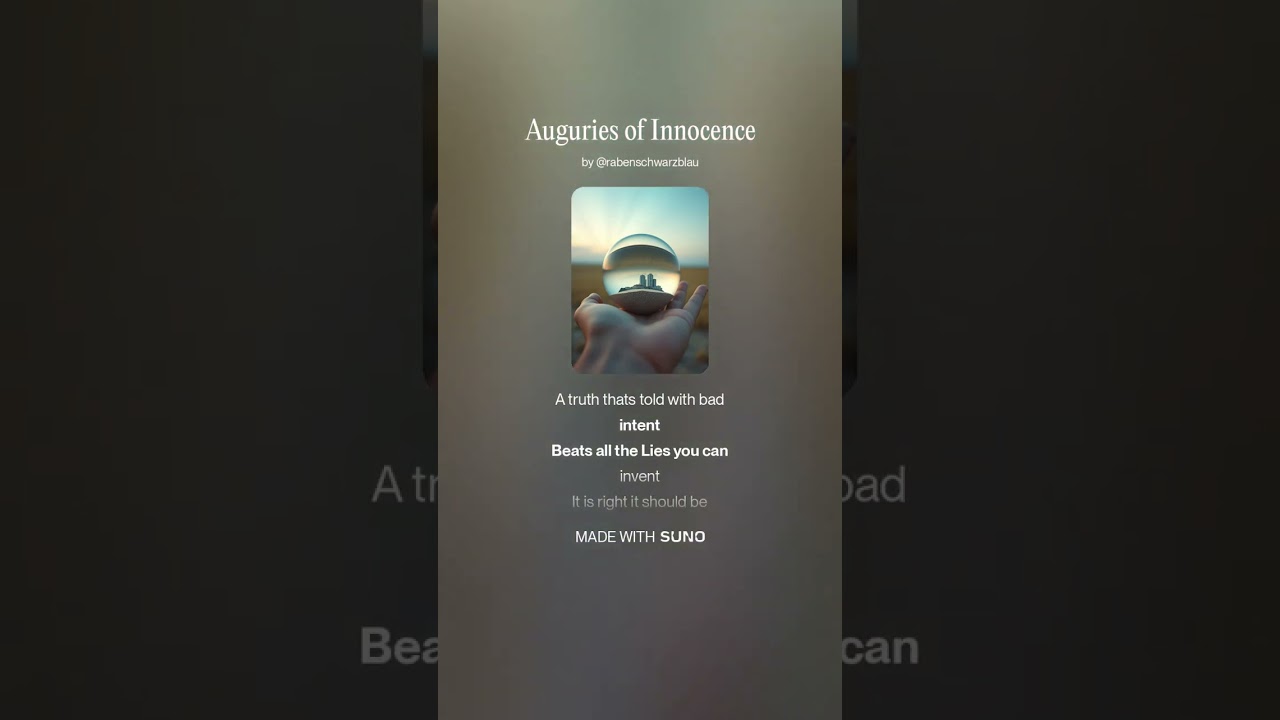 Auguries of Innocence
