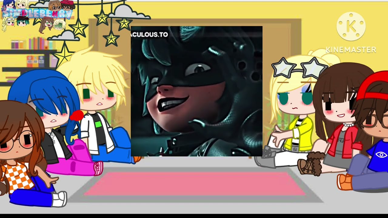 MLB react to Shadybug and Clawnoir || Gacha reaction video