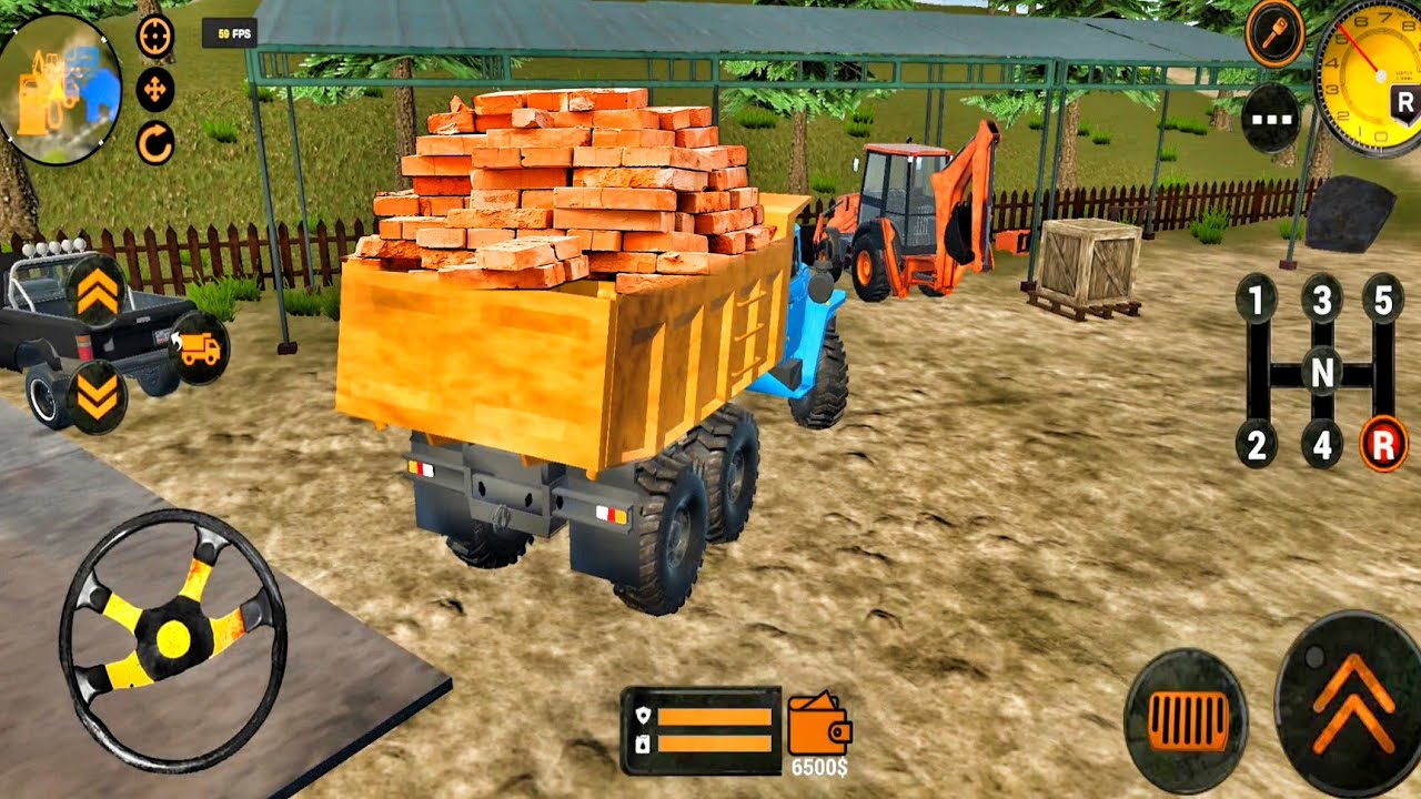 Backhoe Loader JCB Simulator Gameplay - Indian Vehicles JCB Truck Driving - Android Gameplay