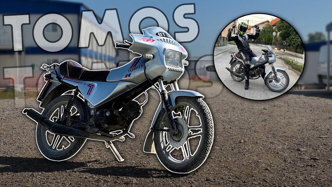 LEGENDARNI TOMOS BT-50! Sprdanje po gradu u FULL OPREMI!