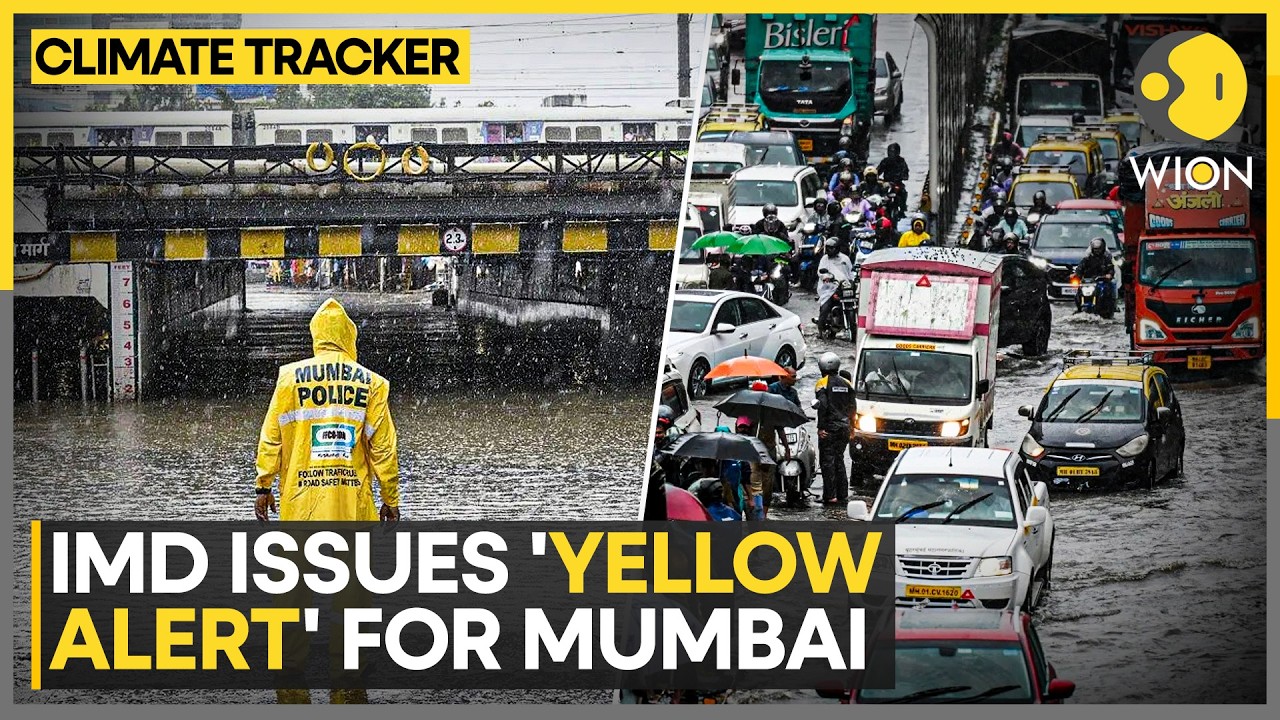 Monsoon Hits Mumbai: Yellow Alert For Mumbai As Monsoon Tightens Grip | WION Climate Tracker