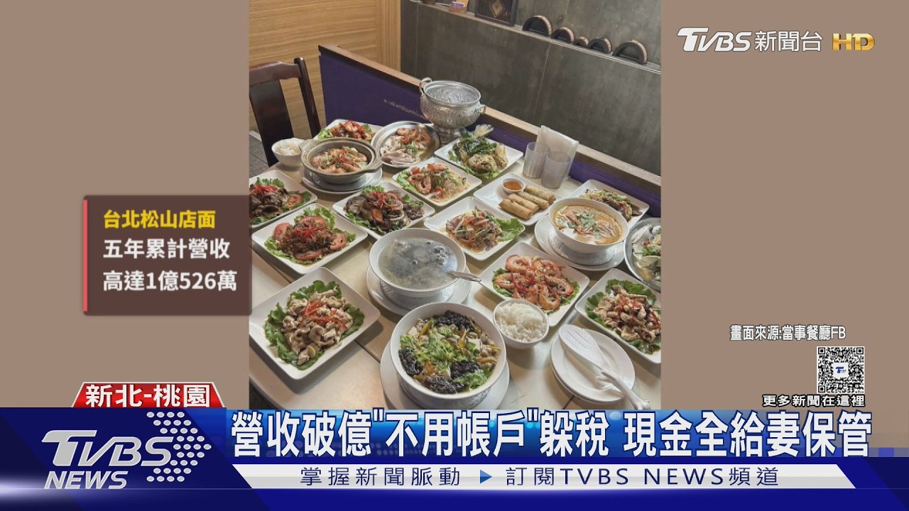 泰式名廚欠稅! 「獨臂刀王」隱匿上億營收｜TVBS新聞 @TVBSNEWS02