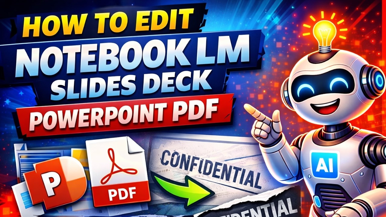 Как редактировать презентации NotebookLM (руководство по PowerPoint и PDF)
