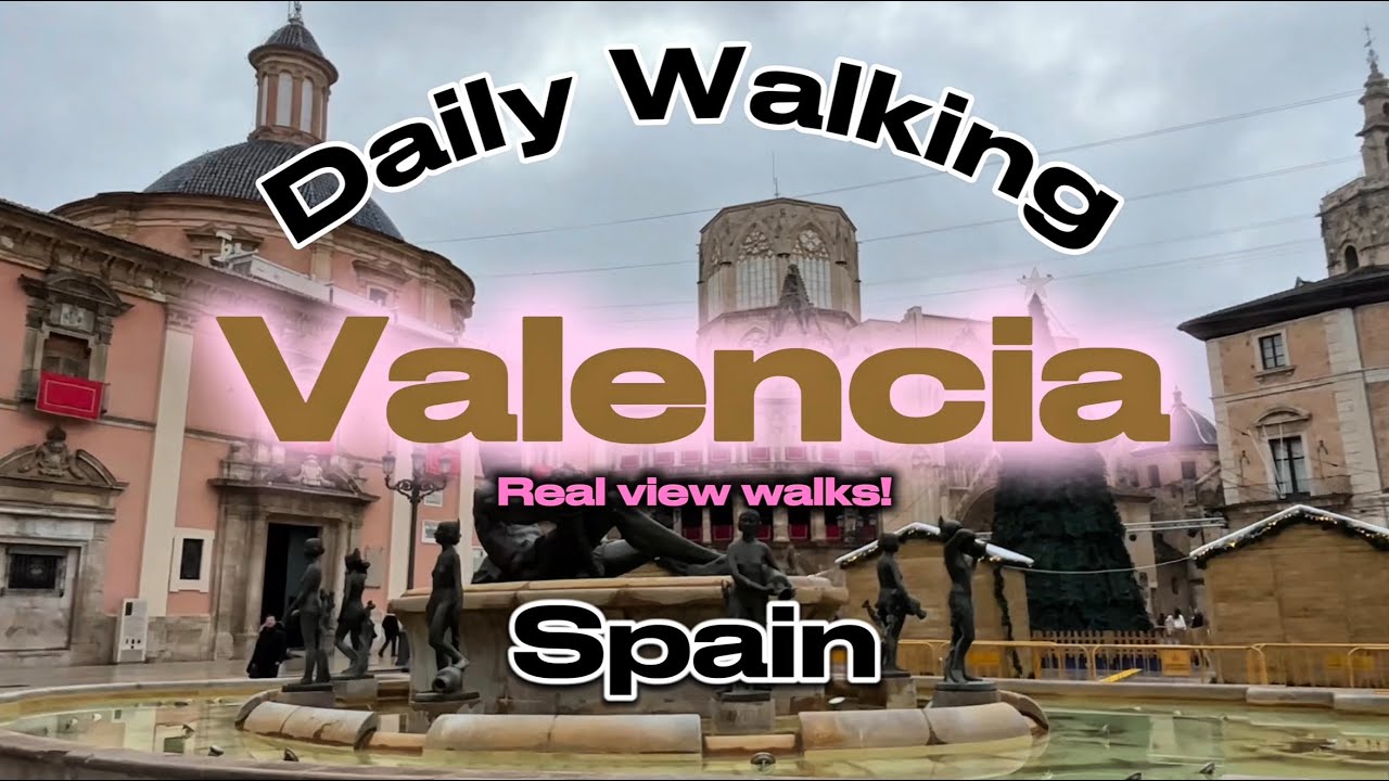 Daily walking: Valencia #spain #walking #walkingtour #citywalk #walkingvideo  real walking real view