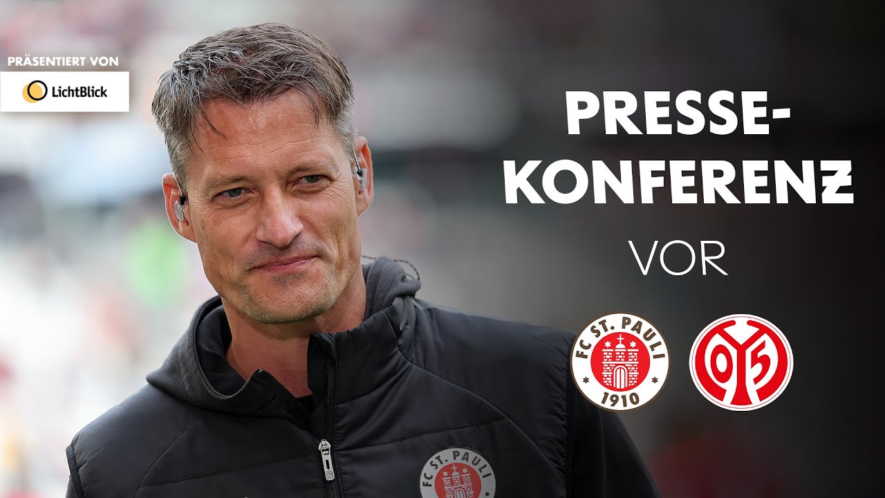 Die Pressekonferenz vor dem Spiel gegen den 1. FSV Mainz 05 I Präsentiert von LichtBlick