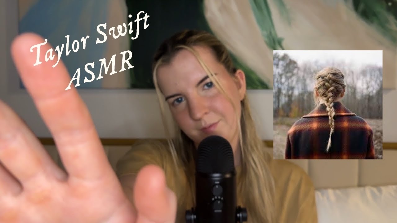 ASMR tingly taylor swift lyrics (evermore)🧡✨