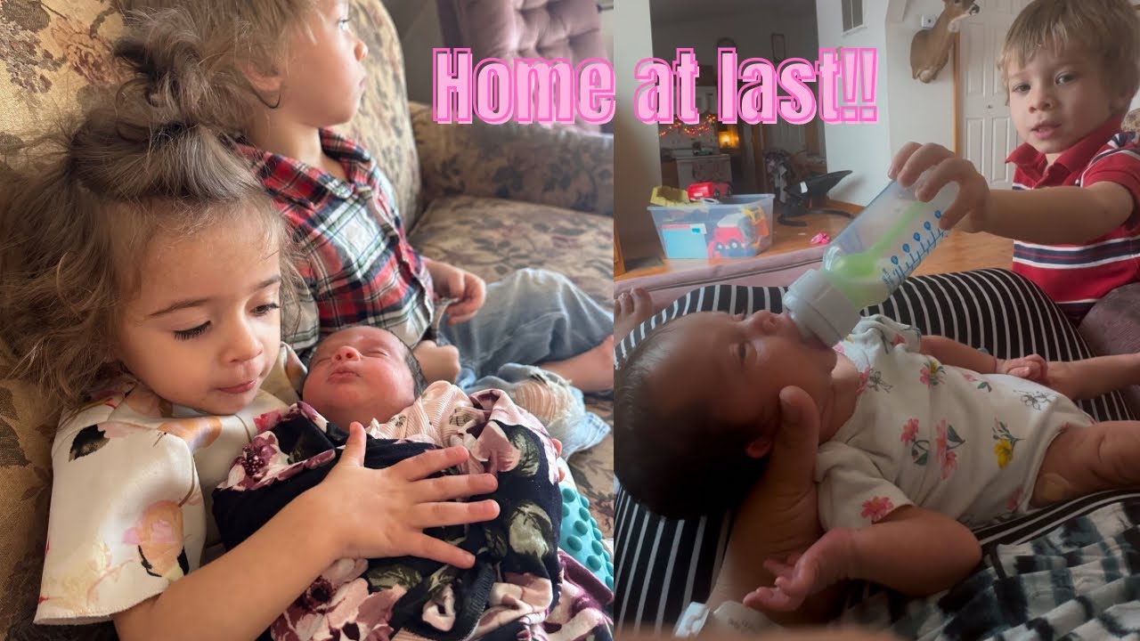 Weekly Vlog / Lyndsey Graduates The NICU / Siblings First Official Meeting With Baby