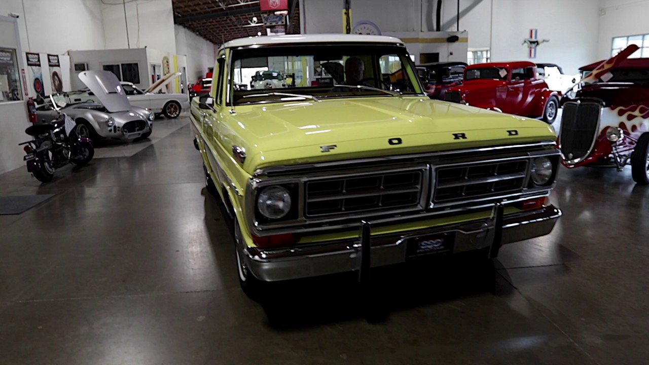 1971 Ford F100 1/2 Ton 2 Door Pickup Shortbed
