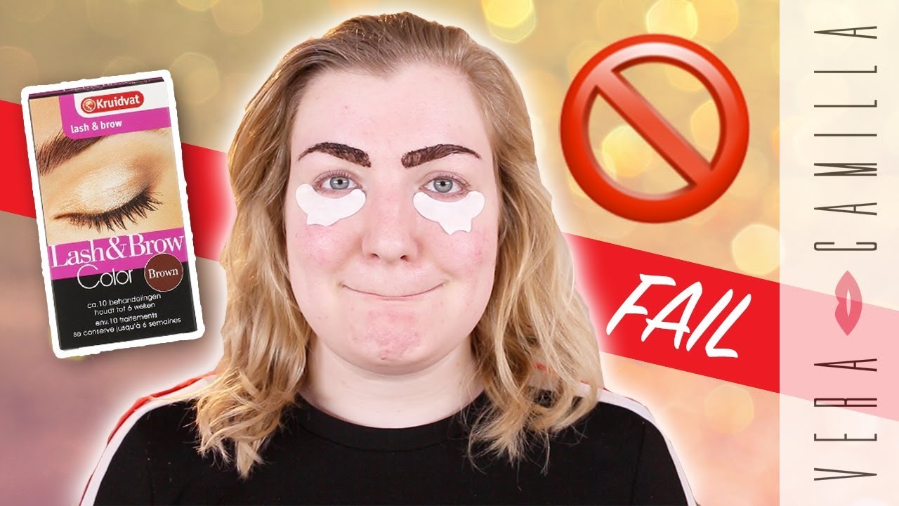 €5 WENKBRAUW- EN WIMPERVERF: DIT GEBEURDE ER | Eerste Indruk/Keer | Vera Camilla