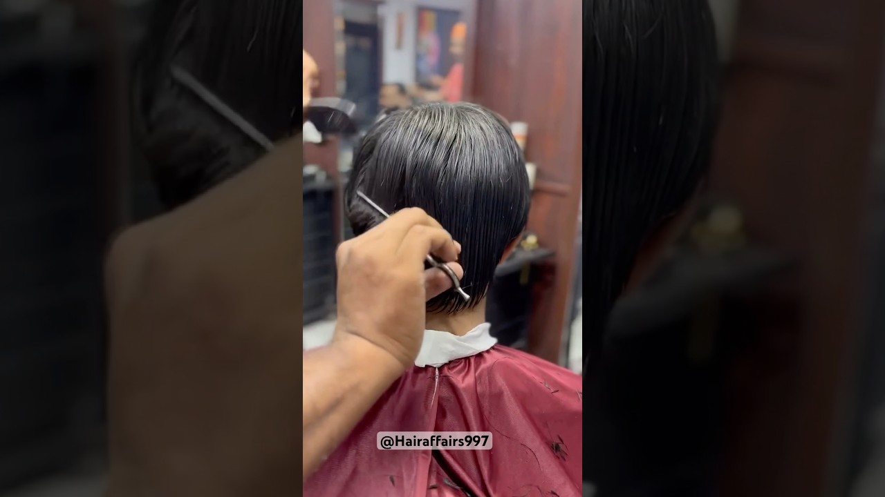 Hair weight reduce by thinning scissor 