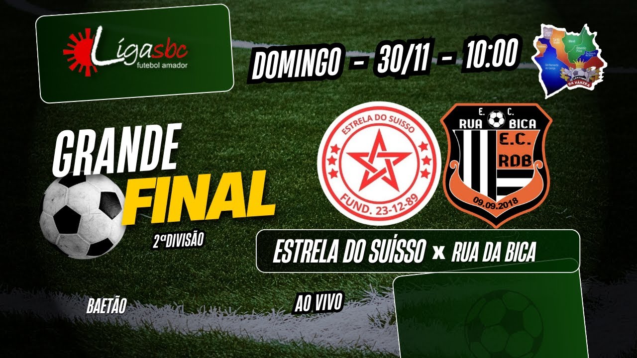 ESTRELA DO SUÍÇO X RUA DA BICA - GRANDE FINAL - SÃO BERNARDO DO CAMPO 2025 - Segunda Divisão