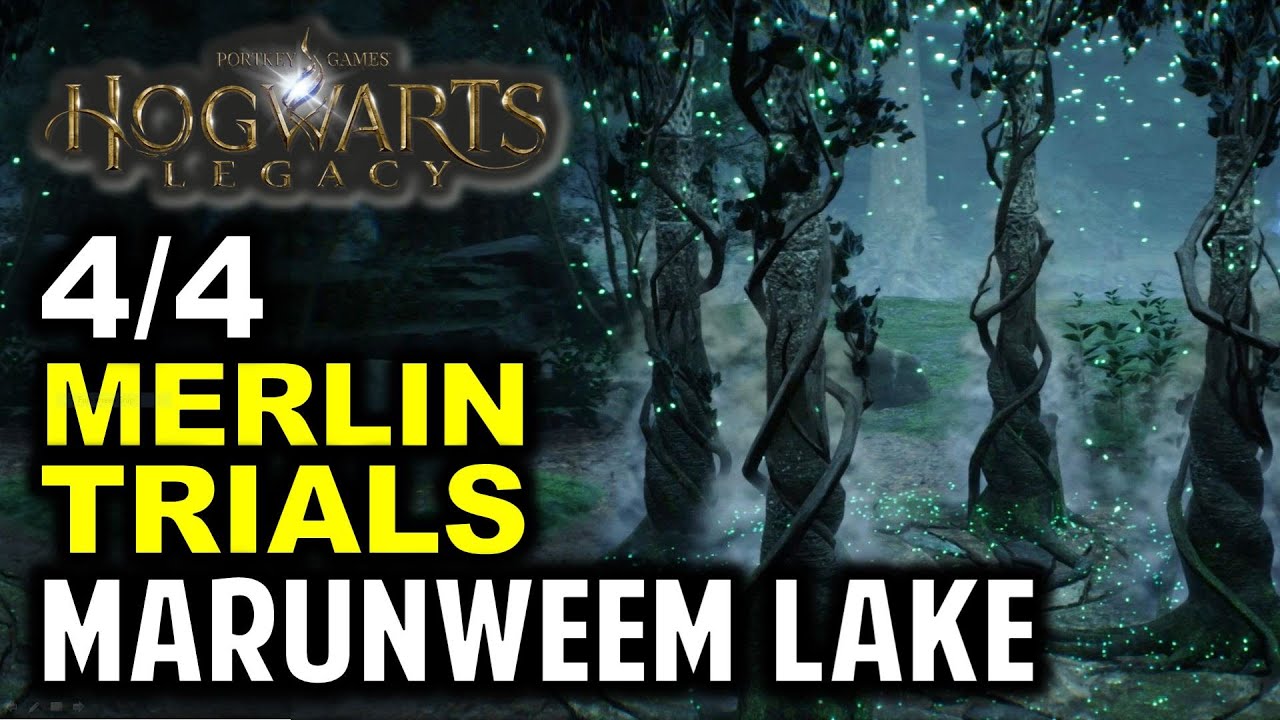 Marunweem Lake: All 4 Merlin Trial Location & Puzzle Solution | Hogwarts Legacy