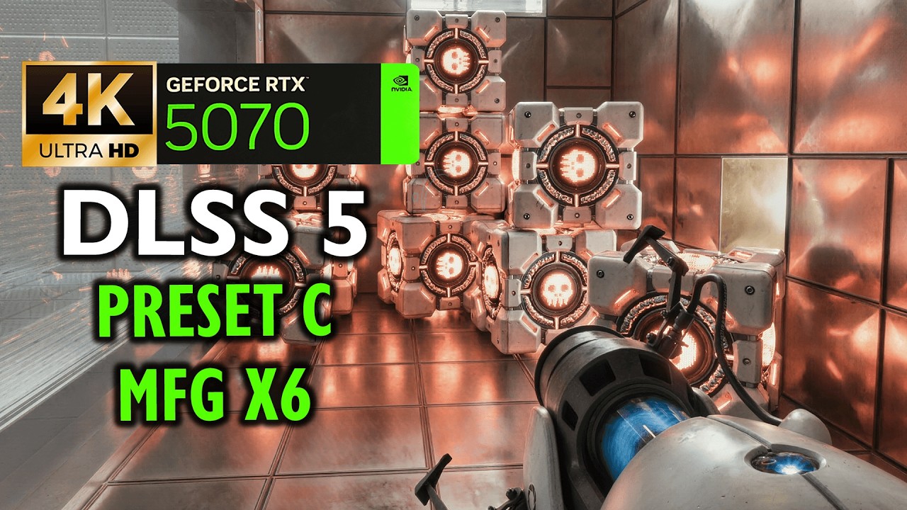Portal RTX DLSS 5 Insanely Real