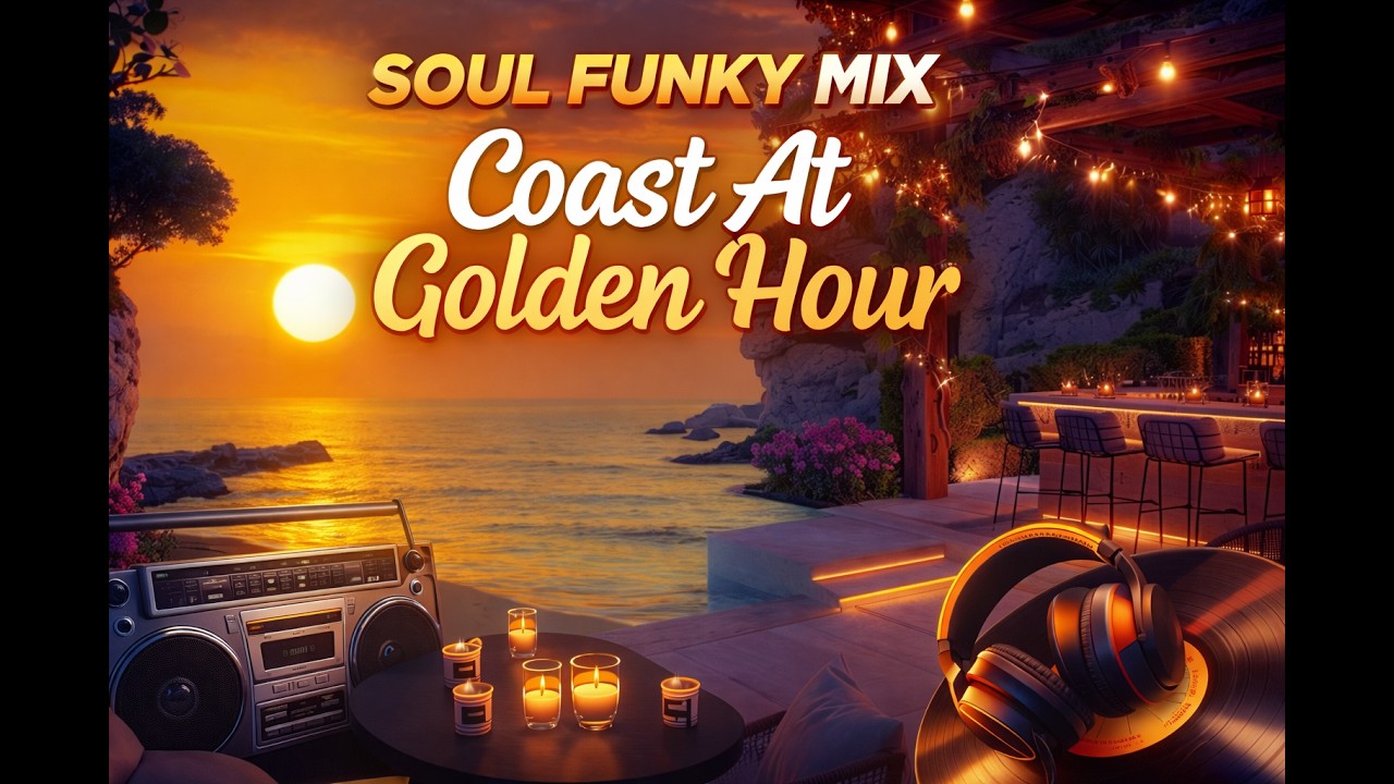 Coast At Golden Hour | Soul Funky Sunset Mix 🌅 Smooth Grooves for Late Evenings