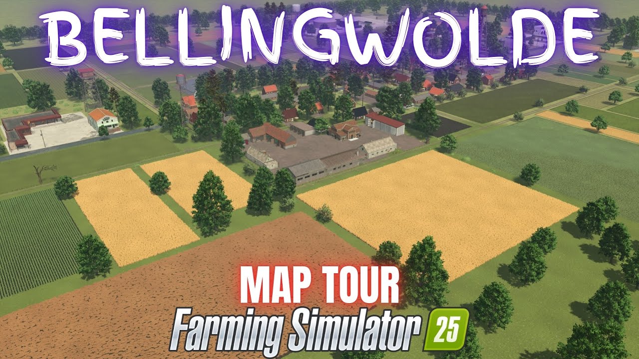 BELLINGWOLDE - Wycieczka po mapie - Farming Simulator 25