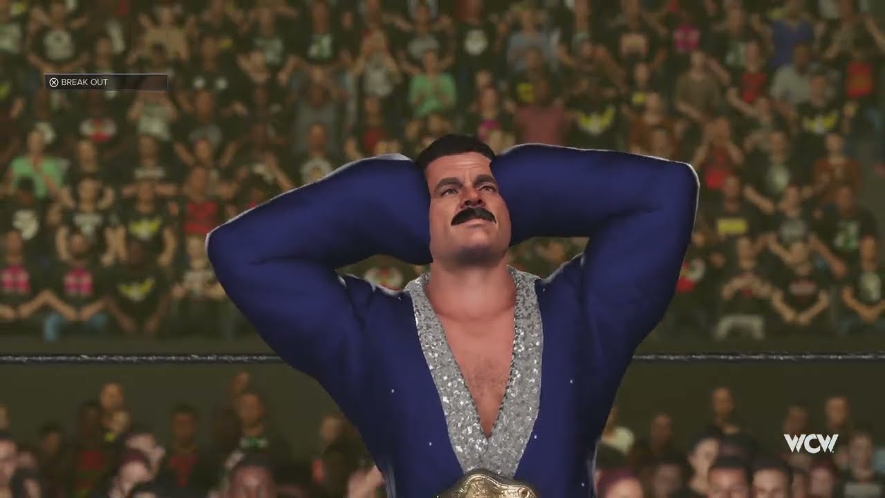 Sting vs Rick Rude WCW Spring Stampede 1994 WWE 2k24
