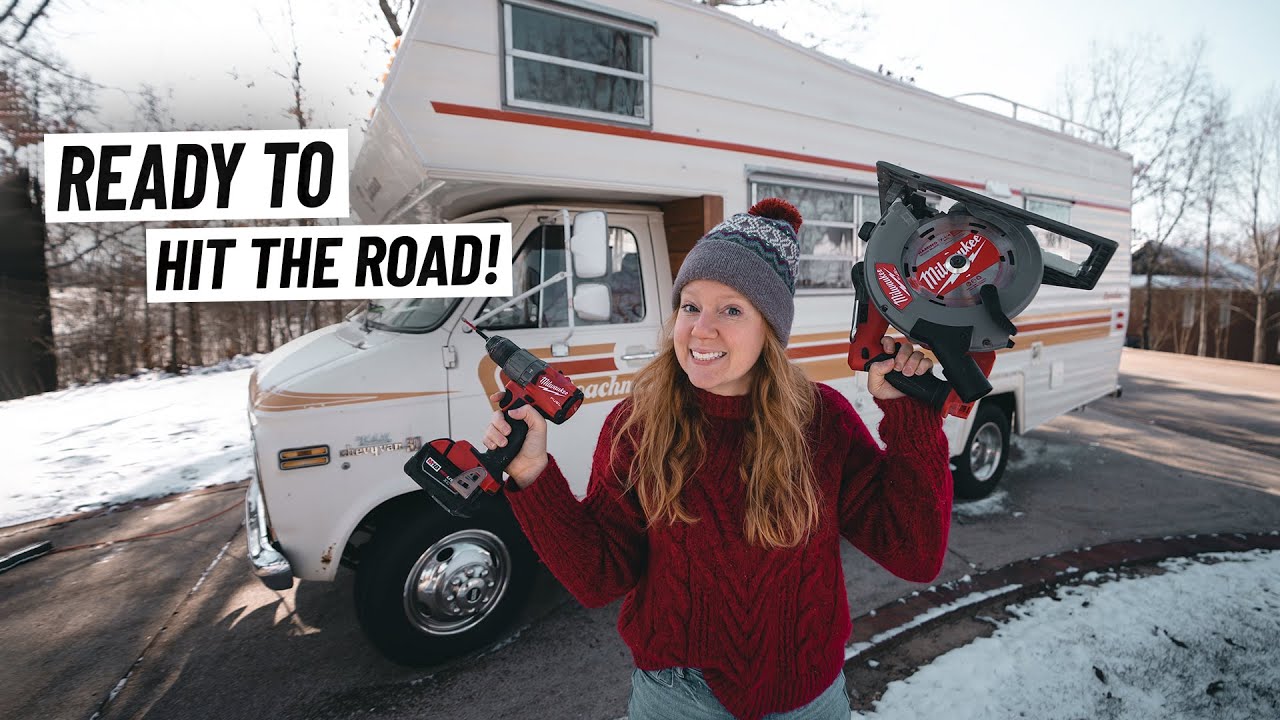 RV is Finally Ready for FULL-TIME TRAVEL! - Finishing TONS of Final Projects!